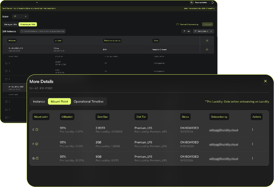 Shrink disks automatically, with no downtime